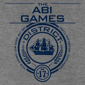 Ausschnitt eines schwarzen T-Shirts in Form eines Oberkörpers ohne Details.