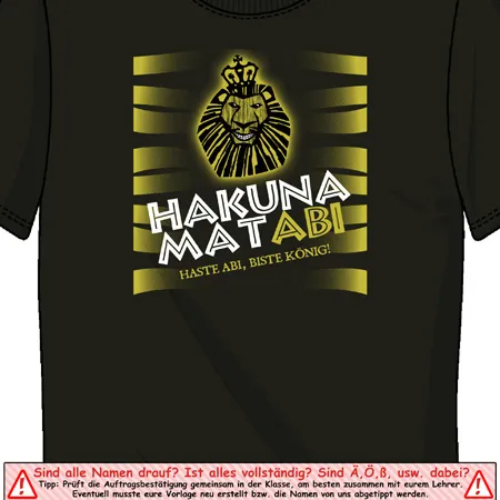 Hakuna Matabi haste abi biste könig
