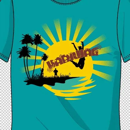 tropisches_tshirt_design Habiluah design