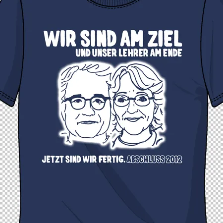 Wir sind am Ziel unser Lehrer am Ende