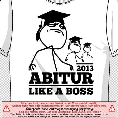 t_shirt_design_abitur_like_a_boss Abitur 2013 like a boss design