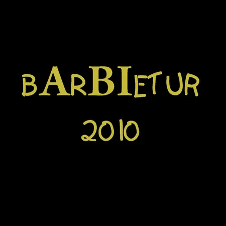 goldener_text_schwarzem_hintergrund_2010 Barbietur 2010 design