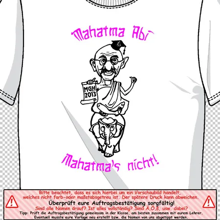Mahatma Abi MahatmaÂ´s nicht!