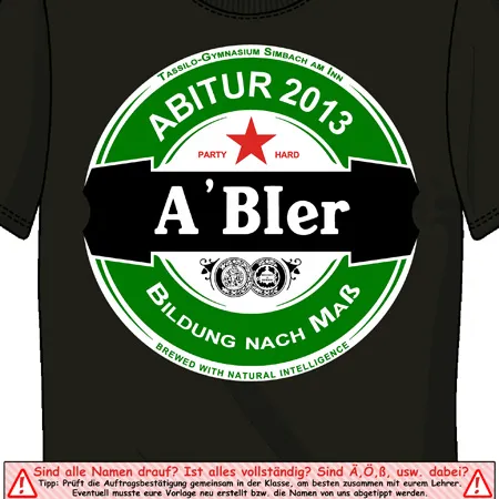 Abier bildung nach maß