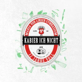 schuljubilaeum_bierdeckel KABIER ICH NICHT design