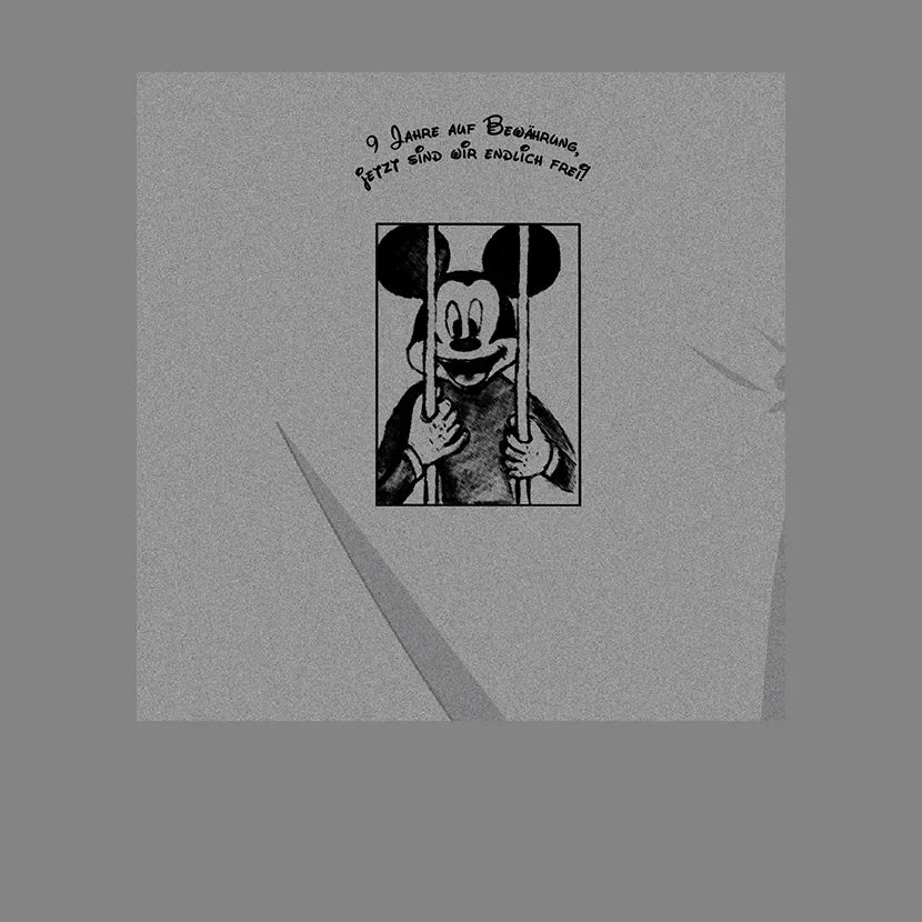 Mickey_Mouse_in_Jail 9 Jahre auf Bewährung jetzt sind wir endlich frei design