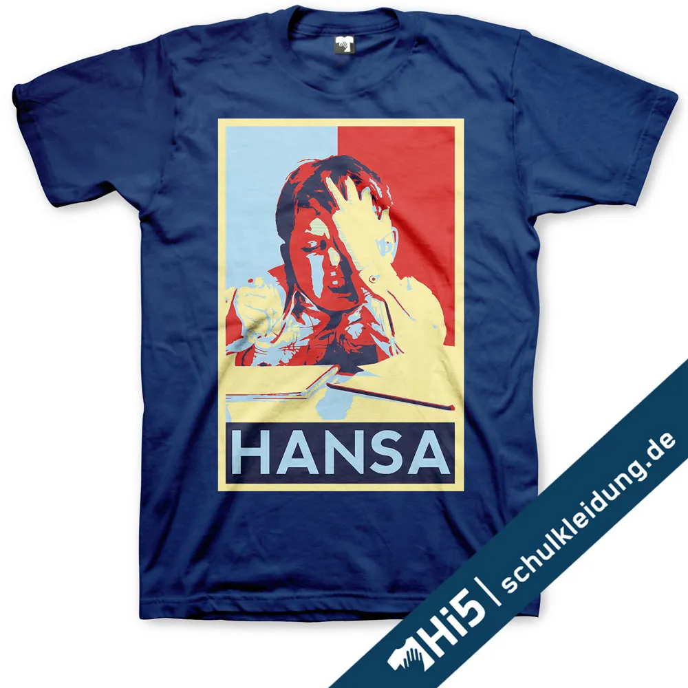Hansa Gymnasium Köln vierfarbiges Schullogo design