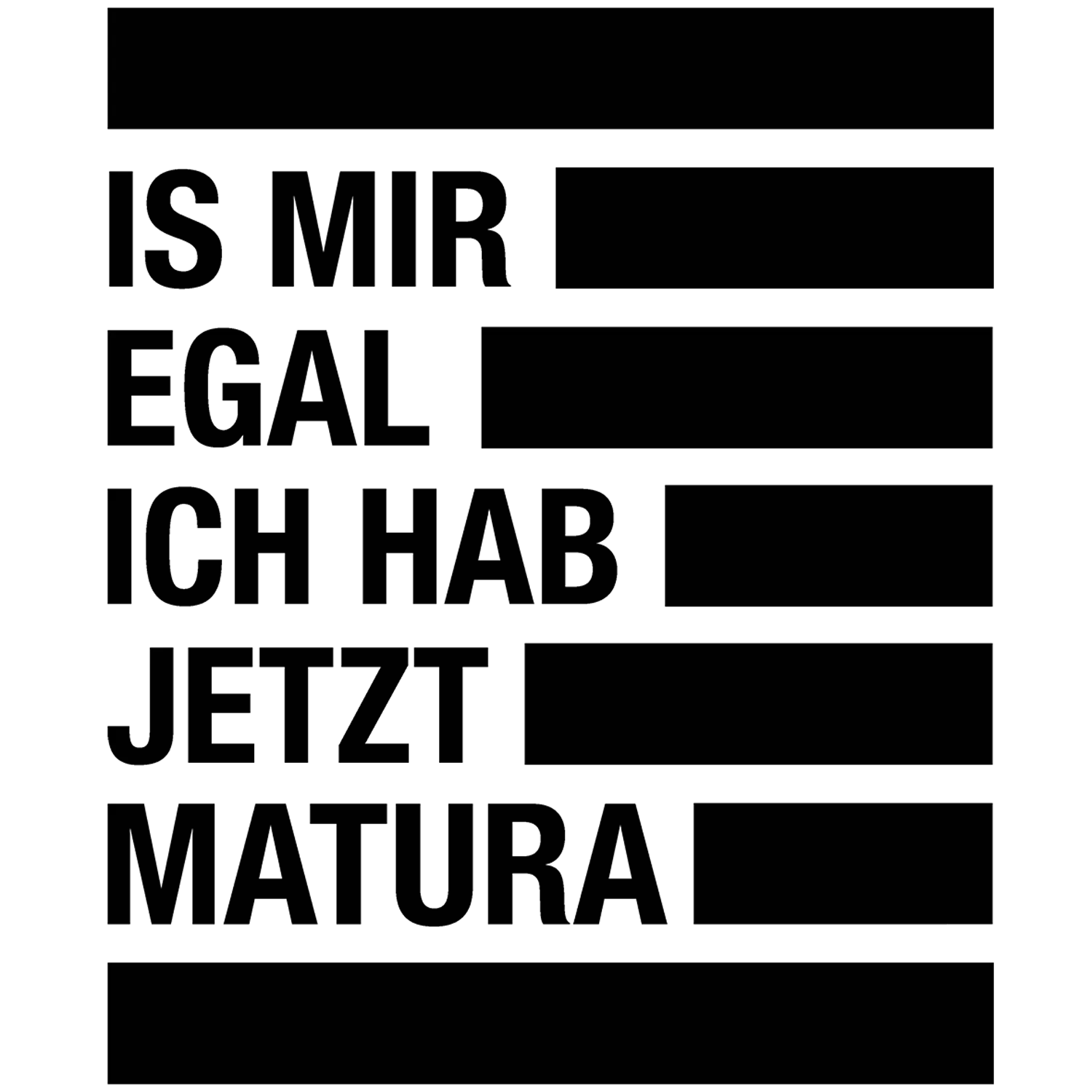 schwarzes_quadrat Is mir egal Matura design