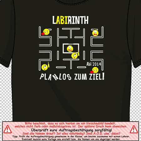 schwarzes_tshirt_mit_labyrinth_design Labirinth planlos zum ziel design