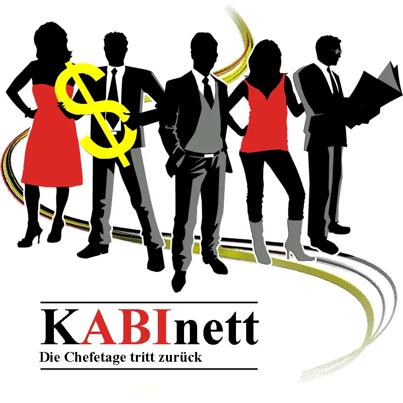 geschaeftsleute_silhouetten_und_dollarsymbol Kabinett die Chefetage tritt zurück design