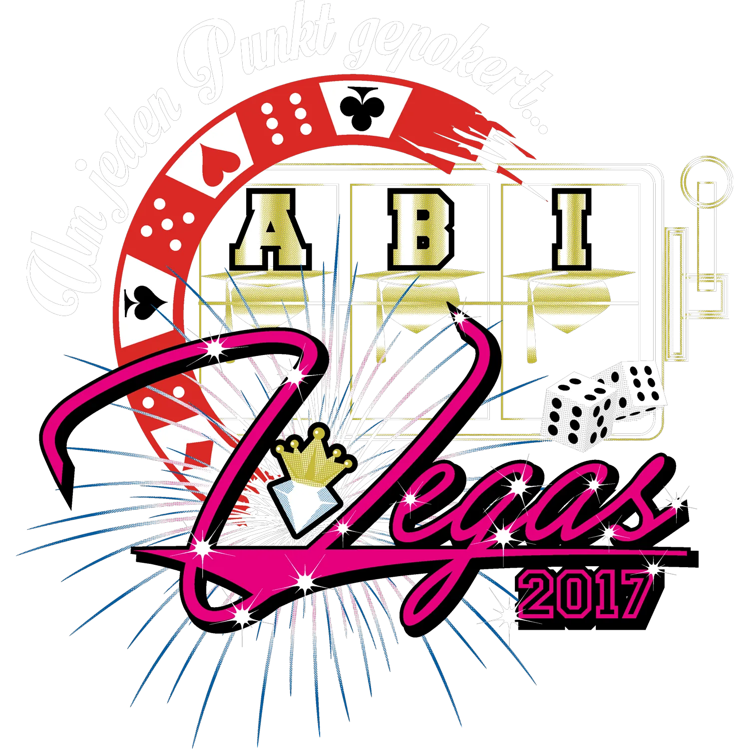 Abi_Vegas_2017 ABI Vegas - Um jeden Punkt gepokert design