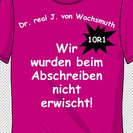 Wir wurden beim abschreiben nicht erwischt