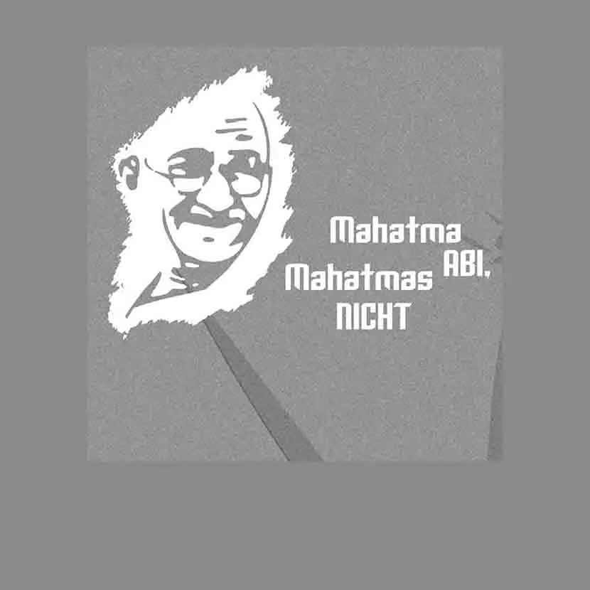 grafische_silhouette_von_mahatma_gandhi Mahatma Abi mahtmas nicht design