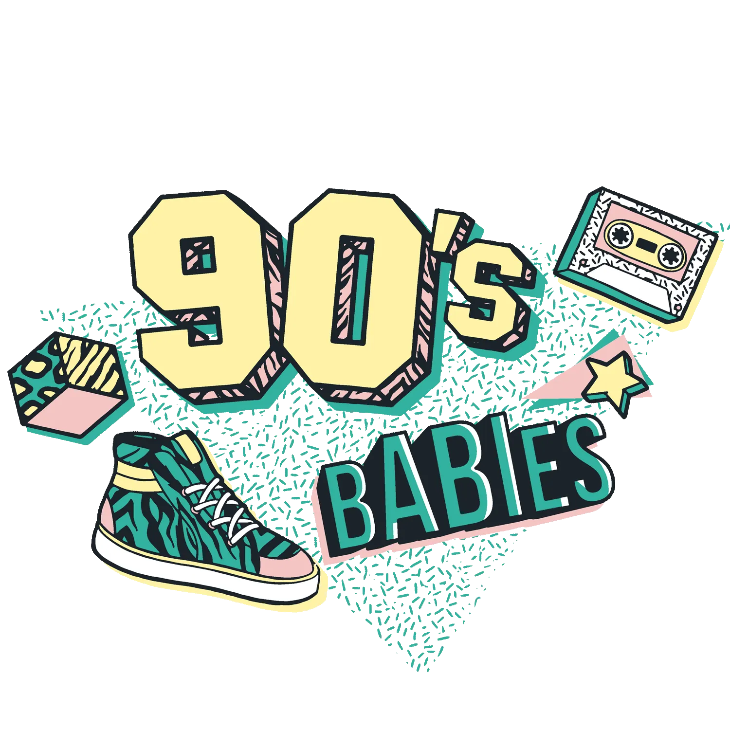 90s_babies_vintage_motif 90´s Babies design