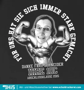 Lehrer - Muskeln Girl