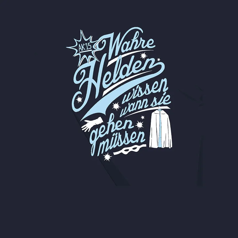 wahre_helden_tshirt_design Wahre Helden wissen wann sie gehen müssen design