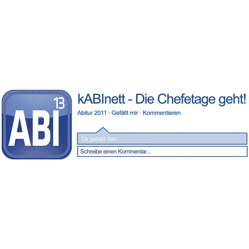 Abstrakte Abbildung einer animierten Website-Mockup, darunter das Logo "ABI" und ein Textfeld zum Kommentieren.