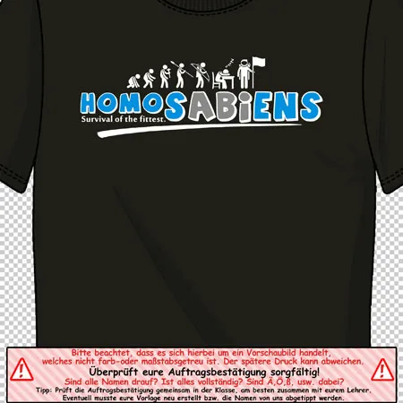 tshirt_design_evolution_slogan Homosabiens design