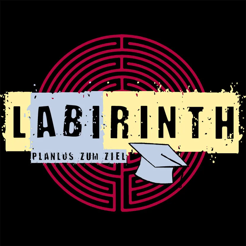 Labirinth planlos zum Ziel