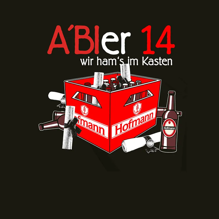 bierkasten_illustration Abier wir hams im Kasten design