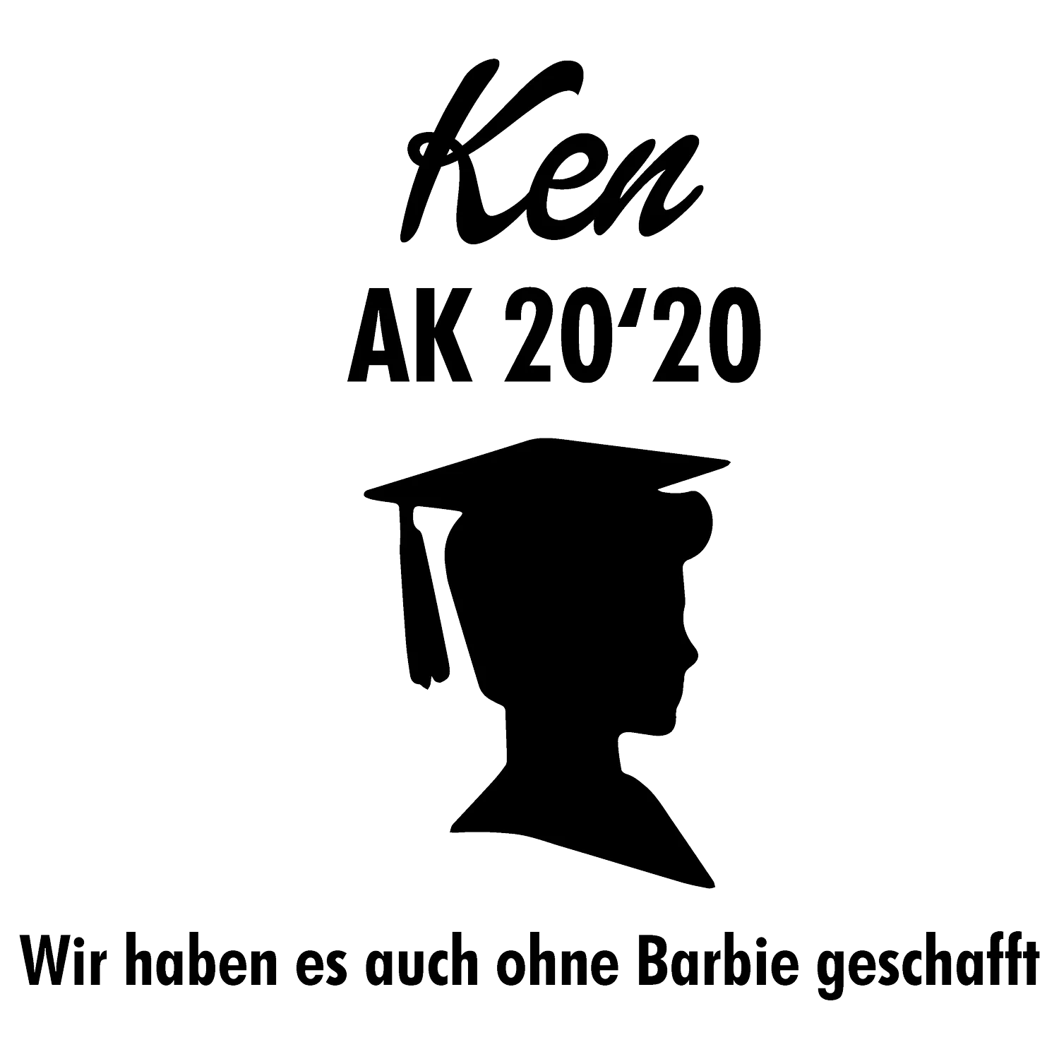 Ken_Silhouette_mit_Graduierungshut Ken AK design