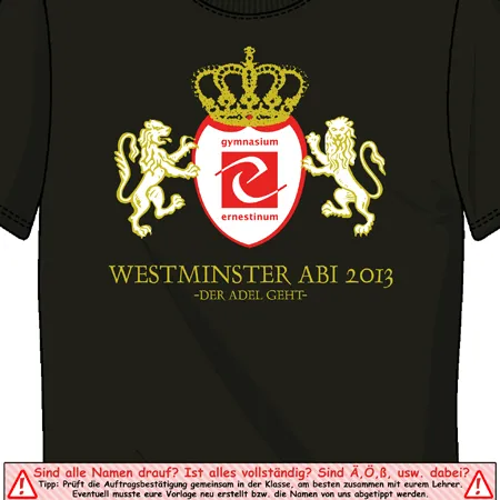 schwarzes_t_shirt_mit_abitur_aufdruck der adel geht design