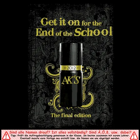 Get it on for the end of the school