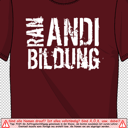 Ran Andi Bildung!