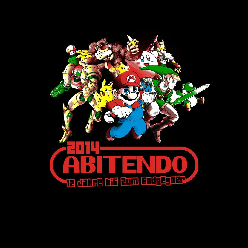 nintendo_charaktere_sammlung 2014 Abitendo 12 Jahre bis zum Endgegner design