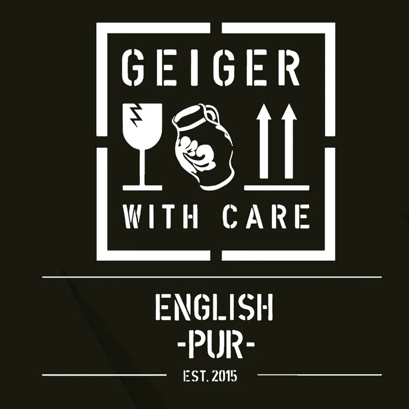 Geiger with care - English pur