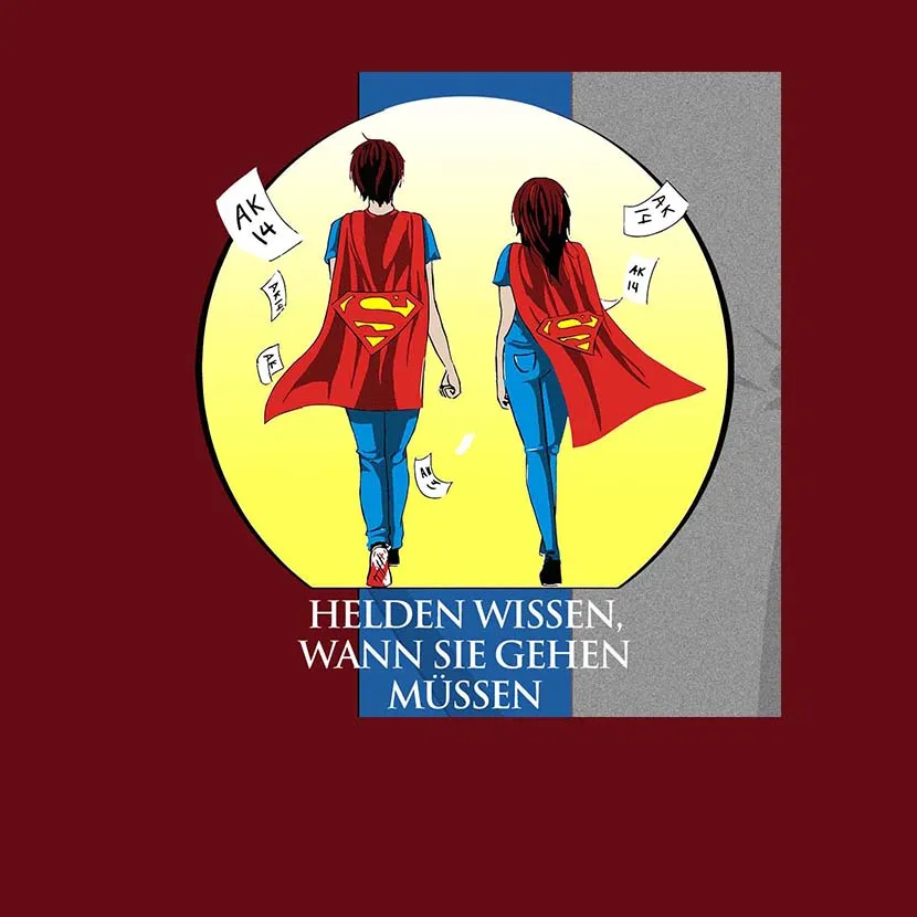 Helden wissen wann sie gehen muessen