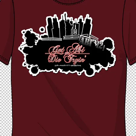rotes_shirt_mit_stadtmotiv_und_schriftzug Get ABI or Die Tryin - ABI 12 design