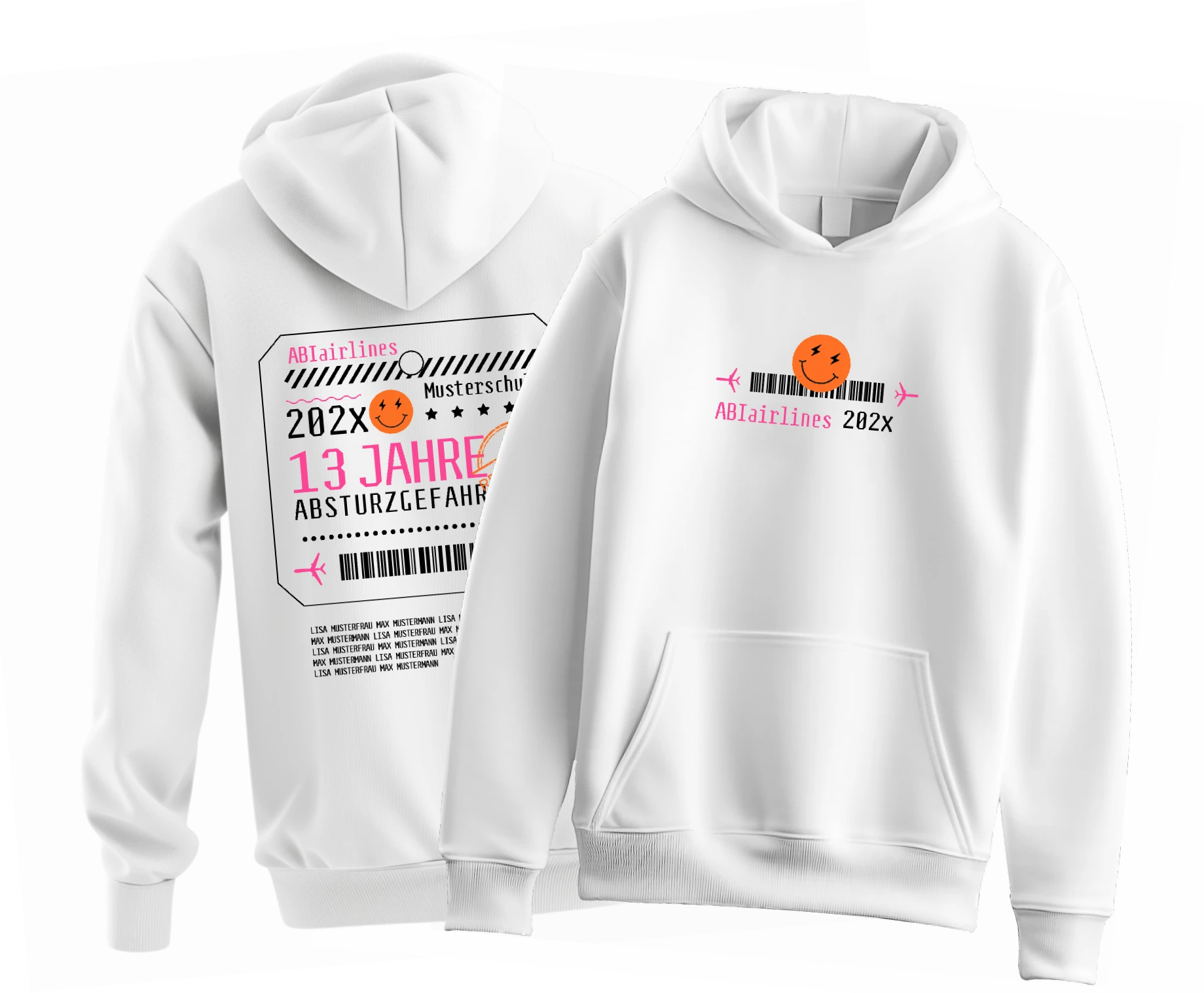 Abiairlines Bordkarte design