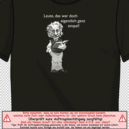 schwarzes_tshirt_mit_einstein_motiv Leute,das war doch eigentlich ganz simpel! design