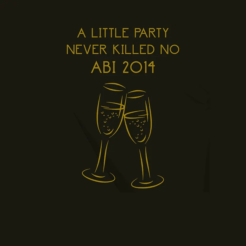 party_champagne_glasses_abi_2014 A little party never killed no Abi  design
