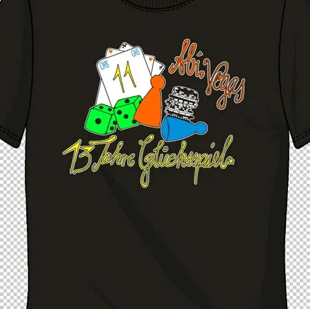 spiel_themen_tshirt_design Abi Vegas 13 Jahre Glücksspiel design