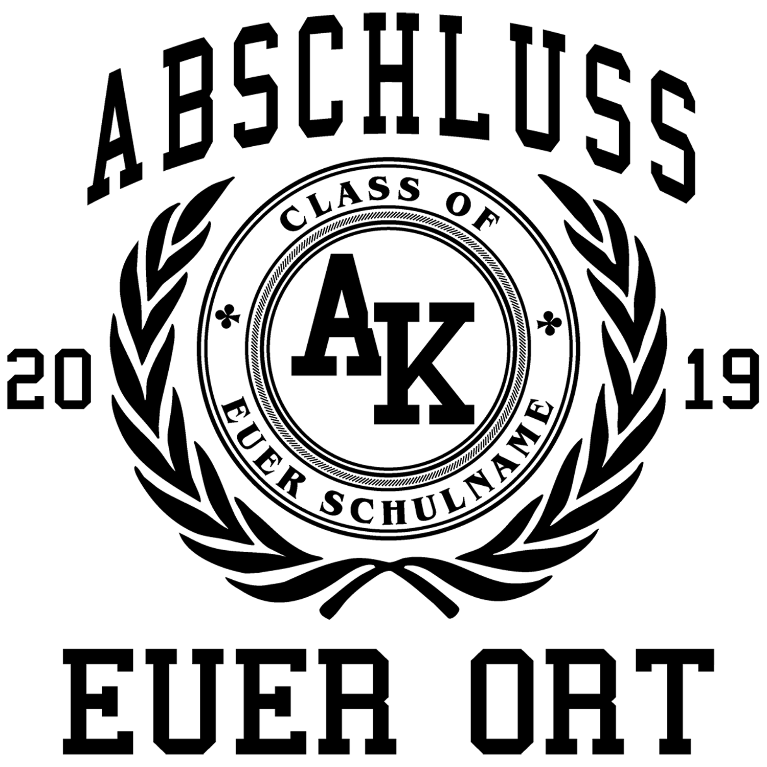 Weißes Quadrat mittig auf schwarzem Hintergrund.