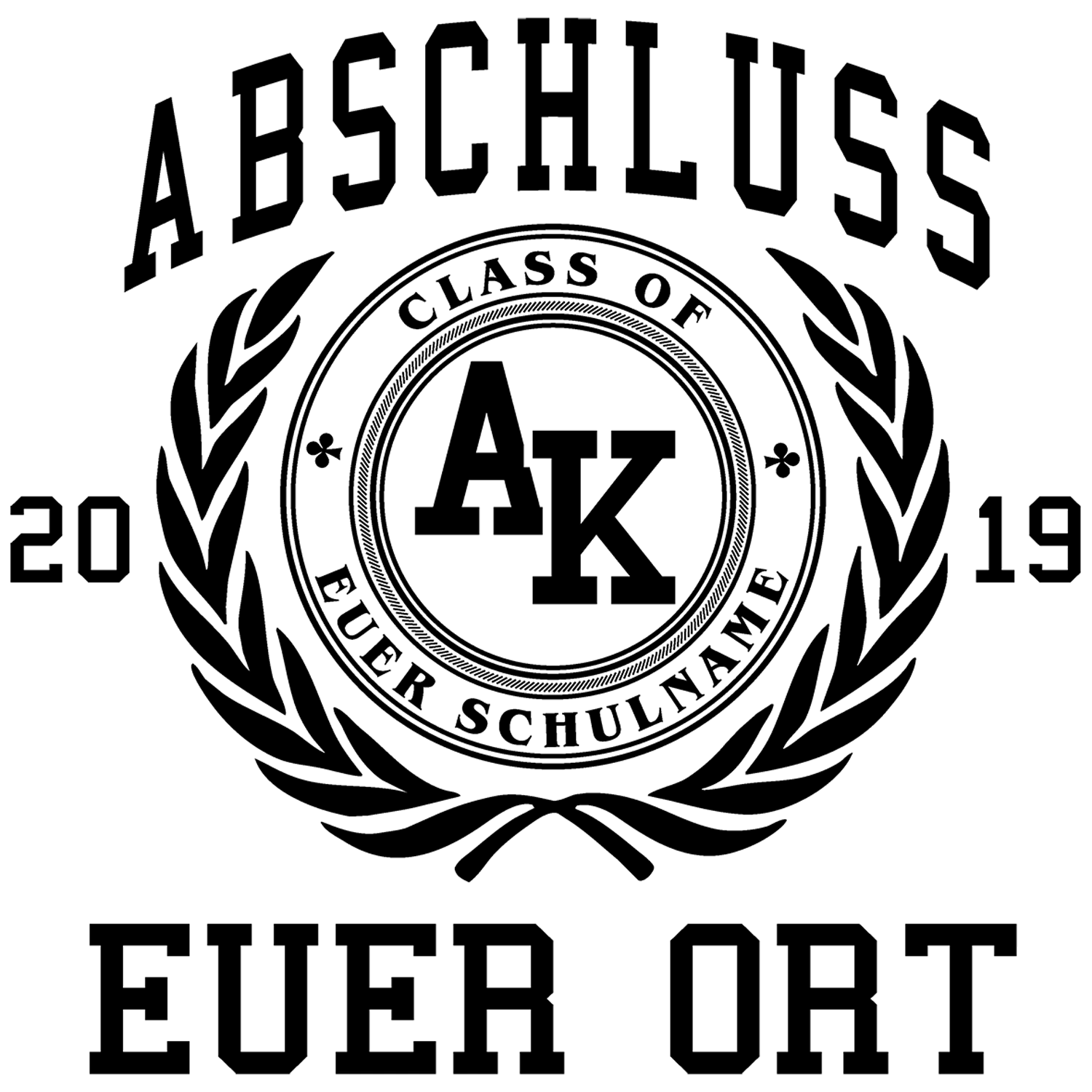 Weißes Quadrat mittig auf schwarzem Hintergrund.