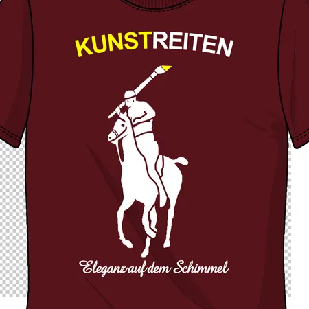 Kunstreiten eleganz auf dem schimmel