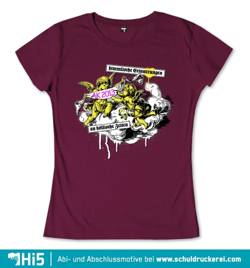 Grafik von drei Engeln, die ein Banner mit "AK 2013" halten, auf dunklem Hintergrund.