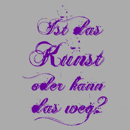 Ist das kunst oder kann das weg ?