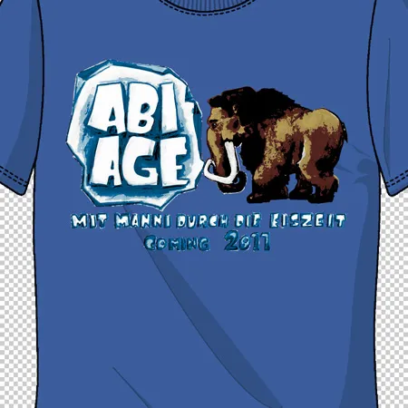 abi_age_tshirt_design_2011 ABI age mit manni durch die Eiszeit Coming 2011 design