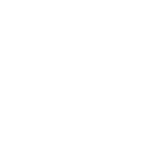Rotes Poster mit Aufschrift 'CHEMIE - LK' und drei Symbolen: Reagenzglas, Atom, Rundkolben.