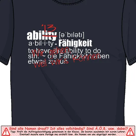 abi fähigkeit wie gehen weil wirs können