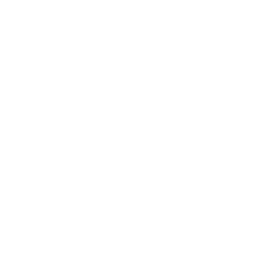 Transparentes Logo mit geschwungenem Design auf schwarzem Hintergrund.
