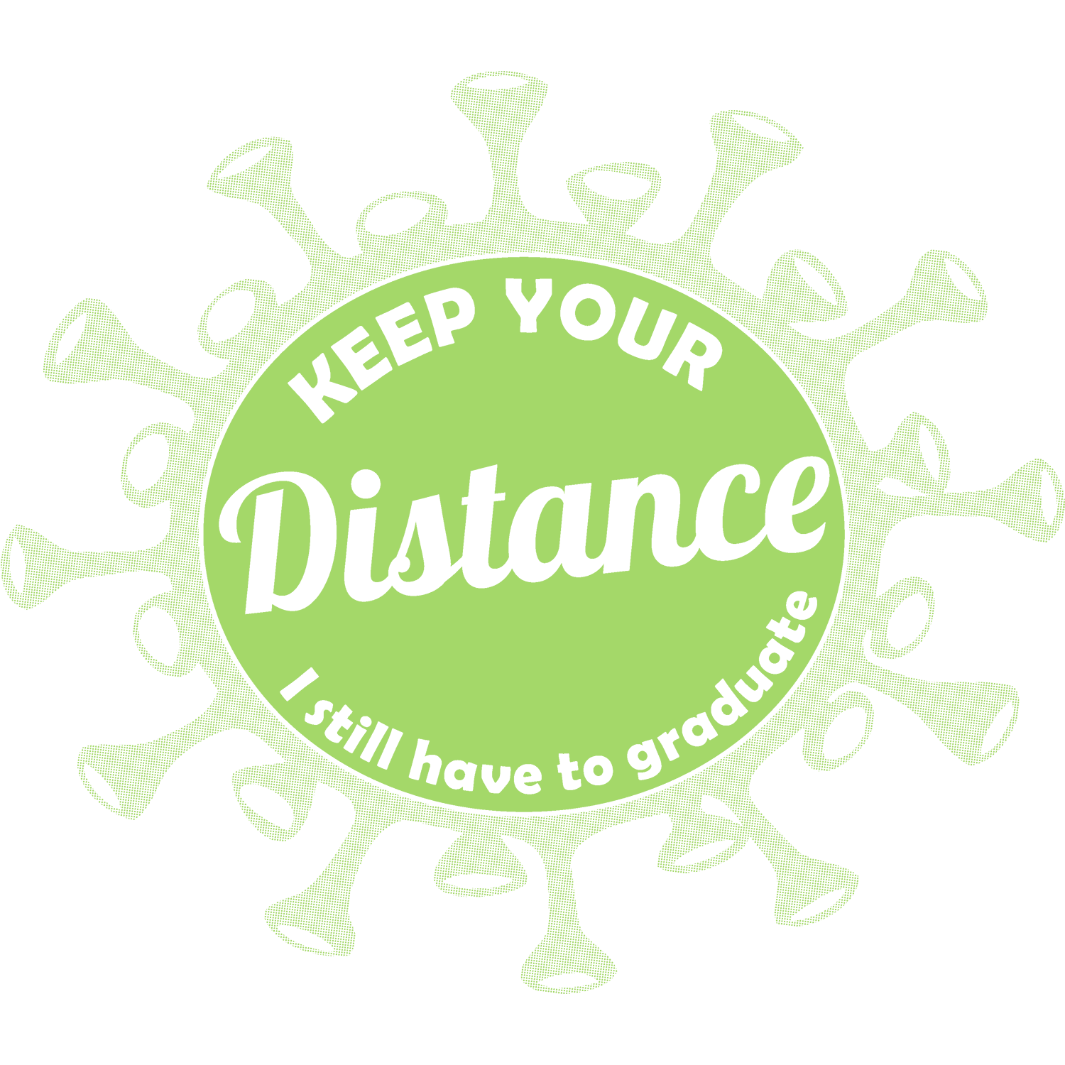 einfarbig_gruener_hintergrund Keep your Distance design
