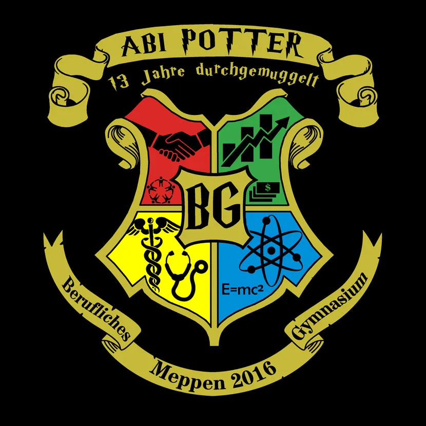abi_potter_wappen_2016 ABI Potter - 13 Jahre durchgemuggelt design