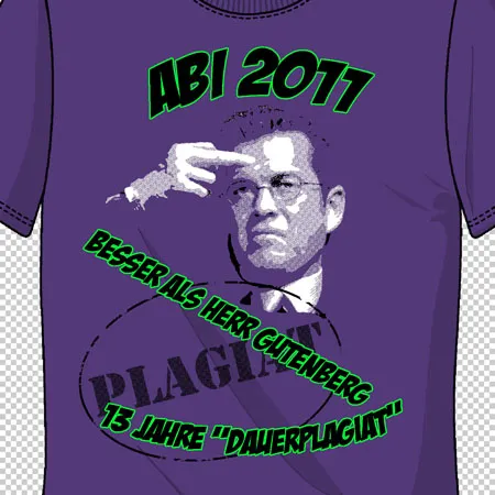 lila_tshirt_mit_aufdruck_2017 besser als herr gutenberg 13 jahre dauerplagiat design