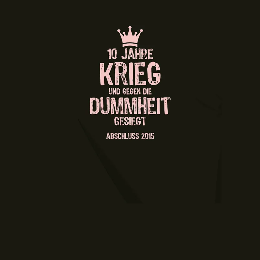 10 Jahre Krieg und gegen die Dummheit gesiegt Abschluss 2015