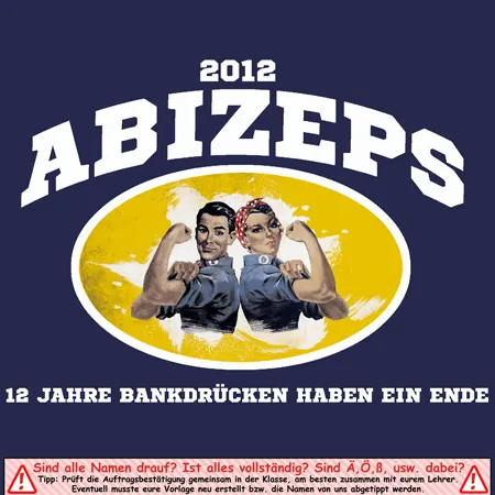 Abizeps 2012 - 12 Jahre Bankdrücken haben ein Ende
